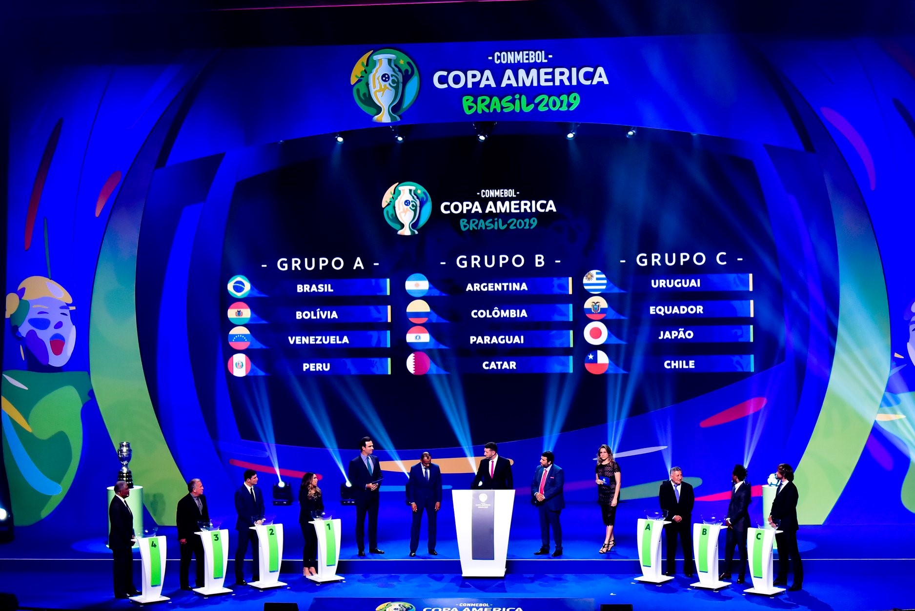 Definidos los grupos de la Copa America 2019 1