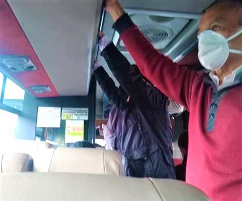 De Zipaquira estan saliendo los buses con el cupo lleno