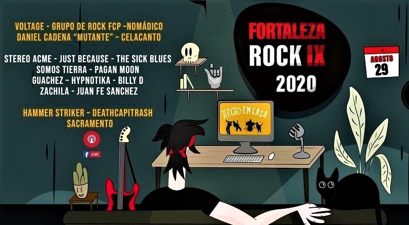 Por primera vez cinco bandas internacionales en el Festival de Rock en Cajica