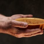 empty bowl on dark background with copy space 2023 11 27 05 22 43 utc