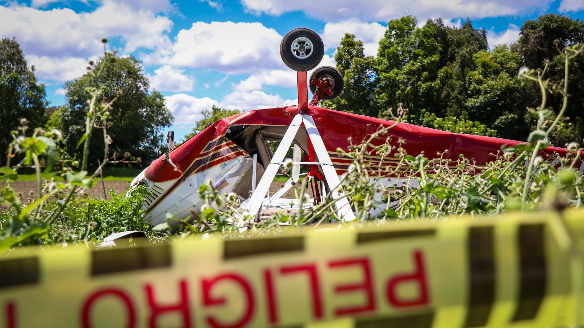 Accidente de avioneta en Chía