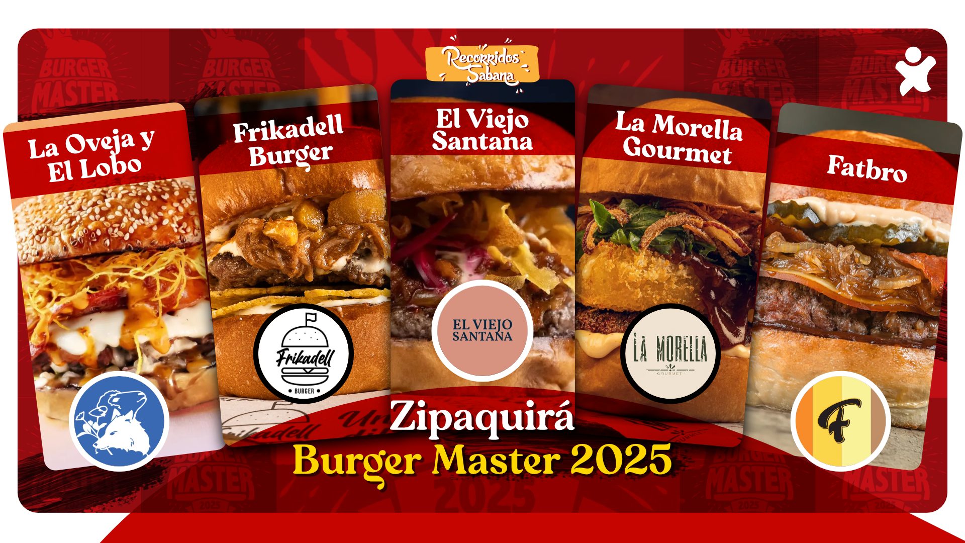 ¡Orgullo de Zipaquirá! Cinco hamburgueserías locales compiten en el Burger Master 2025