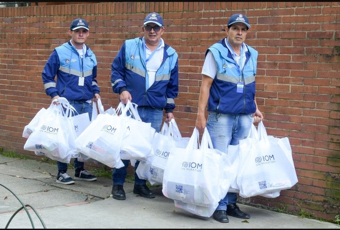 UNGRD y OIM entregan 2.800 kits humanitarios a damnificados por el sismo en Paratebueno
